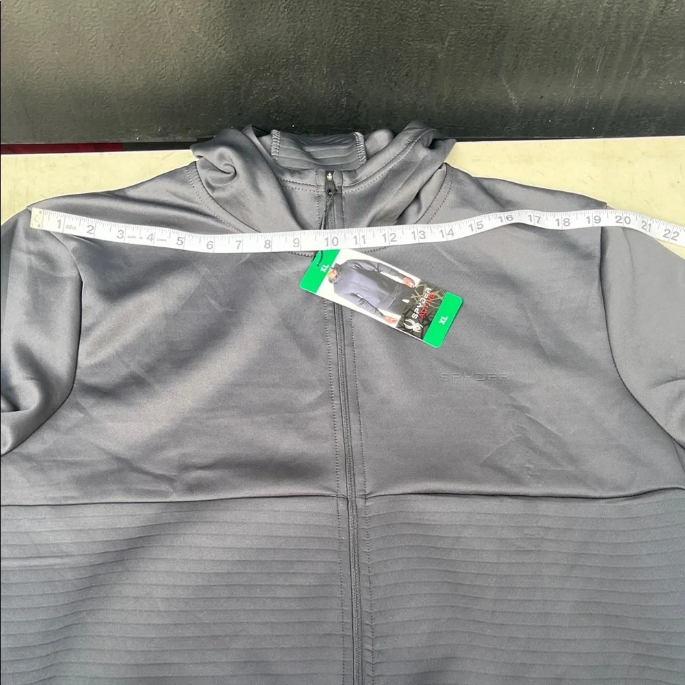 Spyder Active Charcoal Hoodie mens XL NWT